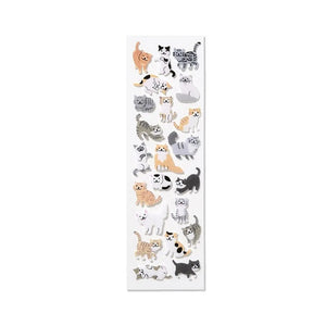 G.C. PRESS - Brushed Cat Sticker