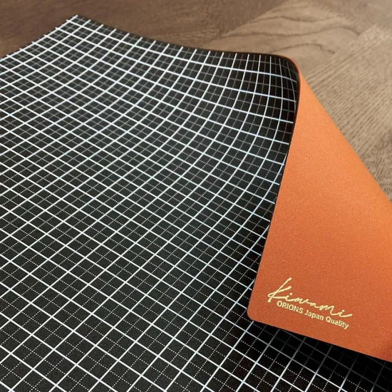 Kyoei Orions- Writing Mat Soft A5 - 2.0mm Thick - Brown & Camel