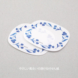 Midori Sticky Note - Transparency Blue Flowers