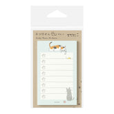 Midori Sticky Notes - To Do Cat - Green