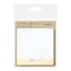 Midori Sticky Notes - Coffee And Dog