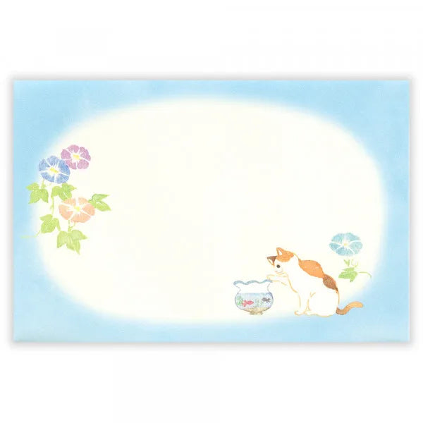 NB.CO - Mini Letter Set - Cat and Morning Glory