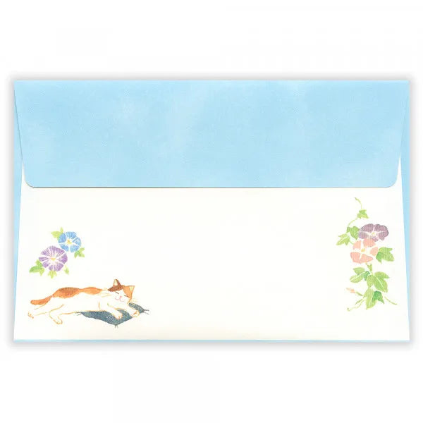 NB.CO - Mini Letter Set - Cat and Morning Glory