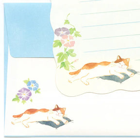 NB.CO - Mini Letter Set - Cat and Morning Glory