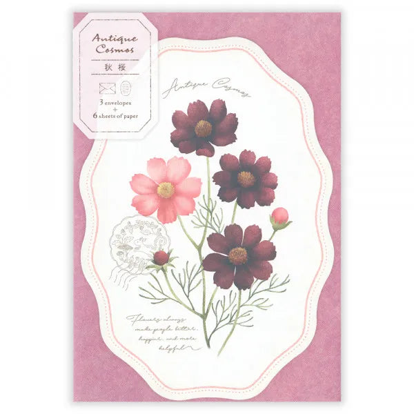 NB.CO - Mini Letter Set - Cosmos Flowers