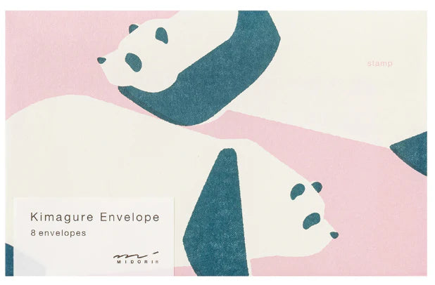 Midori Kimagure Panda Bear Envelopes