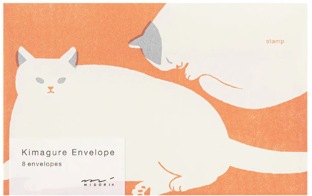 Midori Kimagure Cat Envelopes