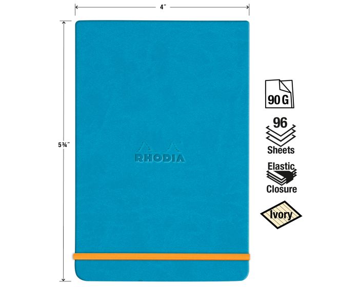 Rhodia Webnotepad A6 - Turquoise Lined