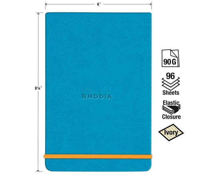 Rhodia Webnotepad A5 - Turquoise Lined