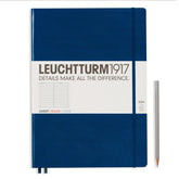 Leuchtturm1917 A4+ Master Slim Ruled Journal - Navy