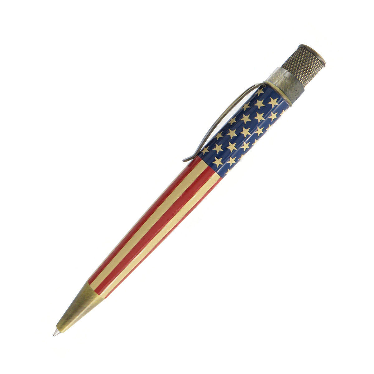 Retro 1951 "Vintage Metalsmith" Tribute 250 Flag Rollerball