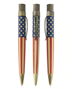 Retro 1951 "Vintage Metalsmith" Tribute 250 Flag Rollerball