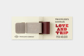 TRAVELER'S COMPANY Notebook Pen Holder - Love And Trip