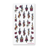 STICKII Sticker Sheet - Floral Swords