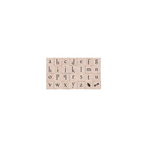 Hero Arts Wooden Stamp - Printer's Type Lower Alphabet