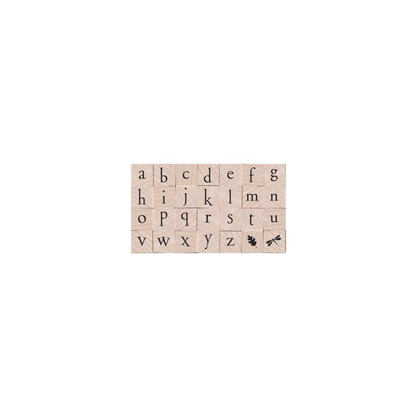 Hero Arts Wooden Stamp - Printer's Type Lower Alphabet