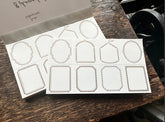 Oeda Letterpress - 8 Shape Label book