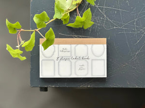 Oeda Letterpress - 8 Shape Label book