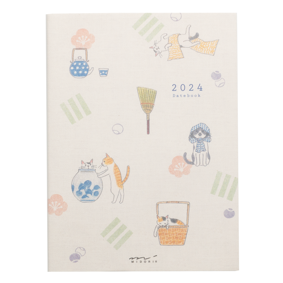 Midori 2024 Pocket Diary A6- Cats