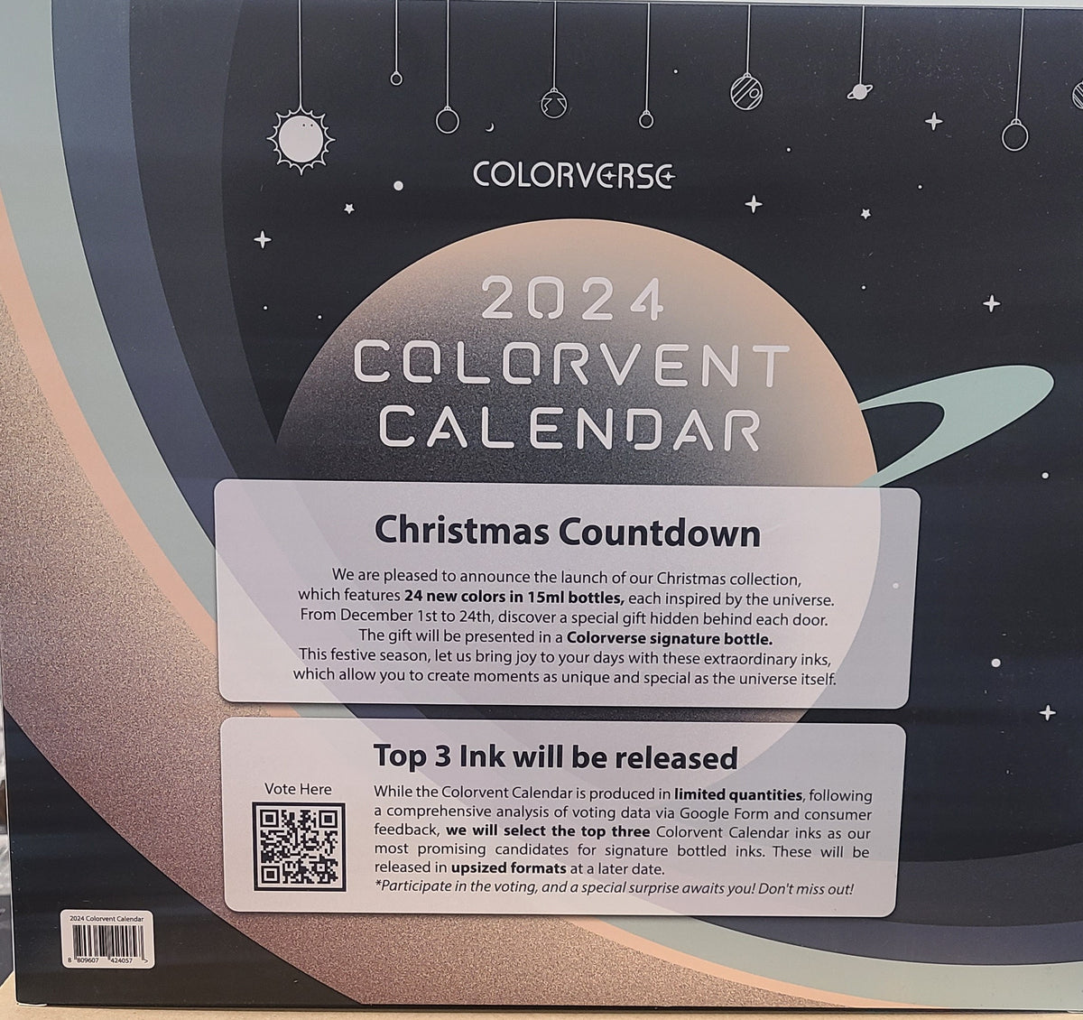 Colorverse 2024 Colorvent Calendar