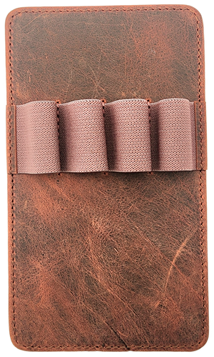 Galen Leather Co. Replacement Leather 4 Slot Pen Insert - Crazy Horse Orange