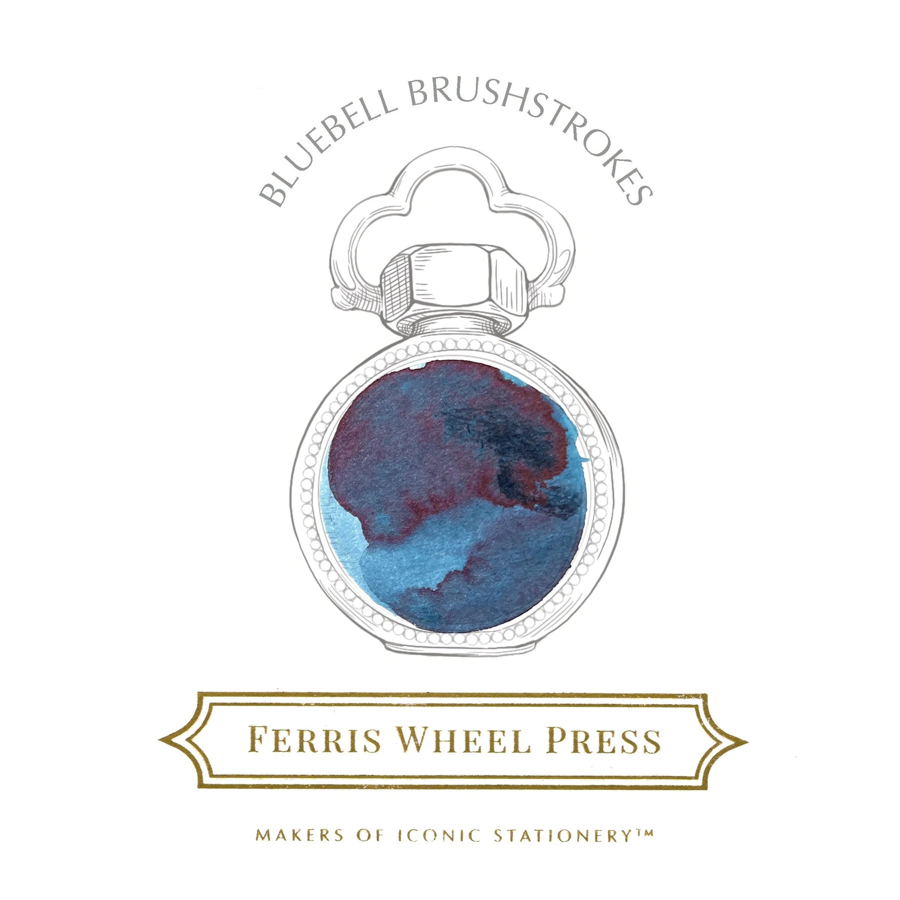 Ferris Wheel Press - Bluebell Brushstrokes