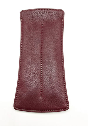 Nagasawa Two Pen Case Kip Leather - Bordeaux (Long)