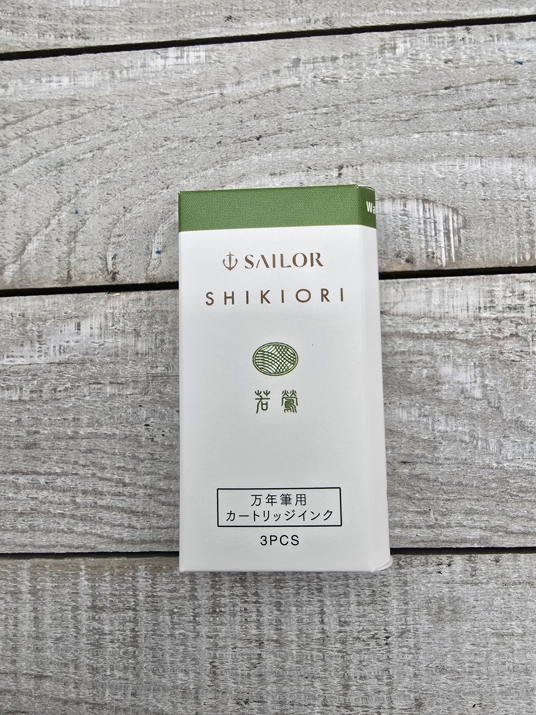 Sailor Shikiori Waka-Uguisu Cartridges in 3 pack