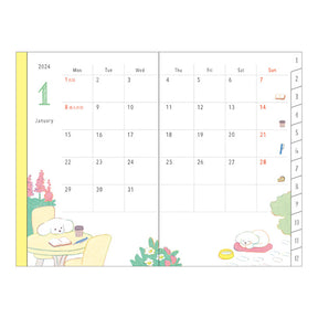 Midori 2024 Pocket Diary Mini- Dogs