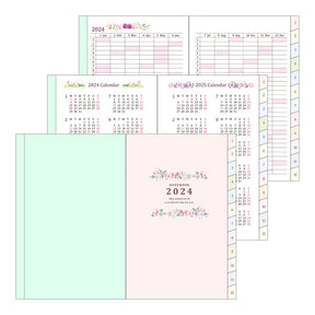 Midori 2024 Pocket Diary Mini- Floral Pattern