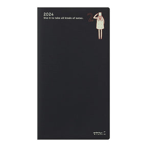 Midori 2024 Pocket Diary Slim- Ojisan