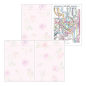 Midori 2024 Pocket Diary A6- Country Time Floral Pattern