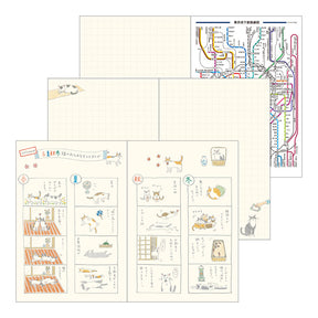 Midori 2024 Pocket Diary B6- Cats