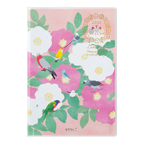 Midori 2024 Pocket Diary B6- Bird Pattern