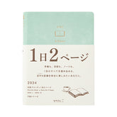Midori Diary Hibino 2024 Blue Green - A6