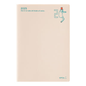 Midori 2025 Pocket Diary (B6) - Monthly Ojisan