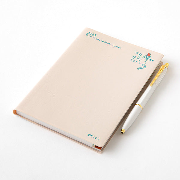 Midori 2025 Pocket Diary (B6) - Monthly Ojisan