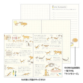 Midori 2026 Pocket Diary Mini - Cats