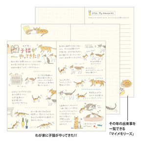 Midori 2026 Pocket Diary B6 Slim - Cat