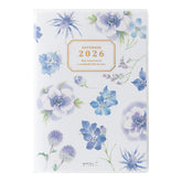 Midori 2026 Pocket Diary B6 - Country Time Flower