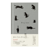 BOOK STYLE DIARY 2026 B6 CAT Gray