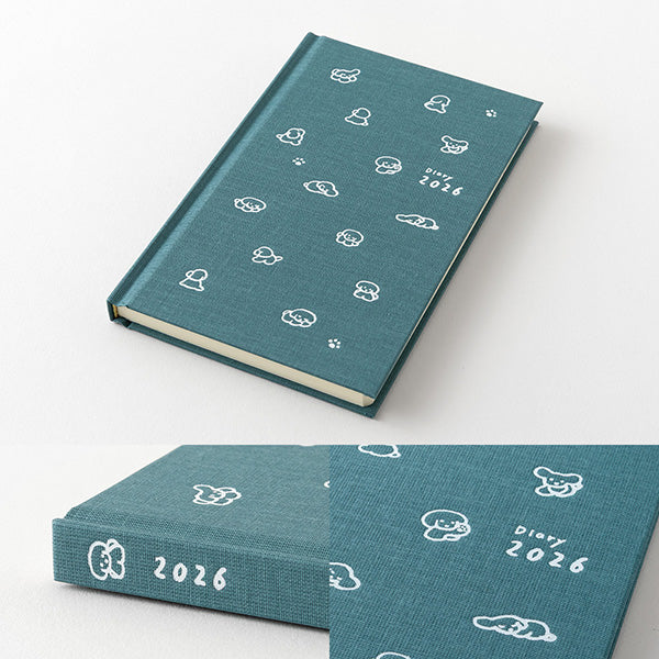 BOOK STYLE DIARY 2026 B6 Dog
