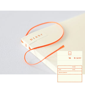 Midori MD Paper 2026 Notebook Diary- B6 Slim