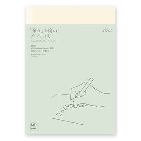 Midori MD Paper 2026 Notebook Diary- A5 Thin