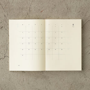 Midori MD Paper 2026 Notebook Diary- A5 Thin
