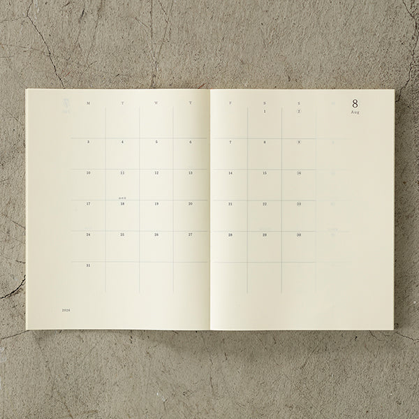 MD NOTEBOOK DIARY A4 THIN 2026