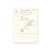 Midori Diary Sticker S 2026