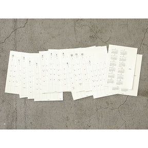 Midori Diary Sticker M 2026