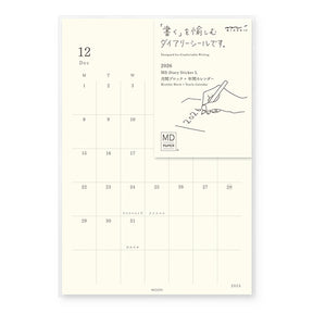 Midori Diary Sticker L 2026