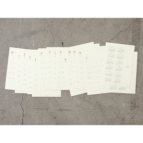 Midori Diary Sticker L 2026